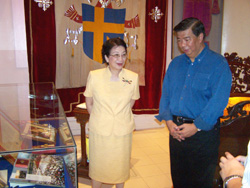 Forner Pres. Corazon Aquino and Senate President Franklin Drilon